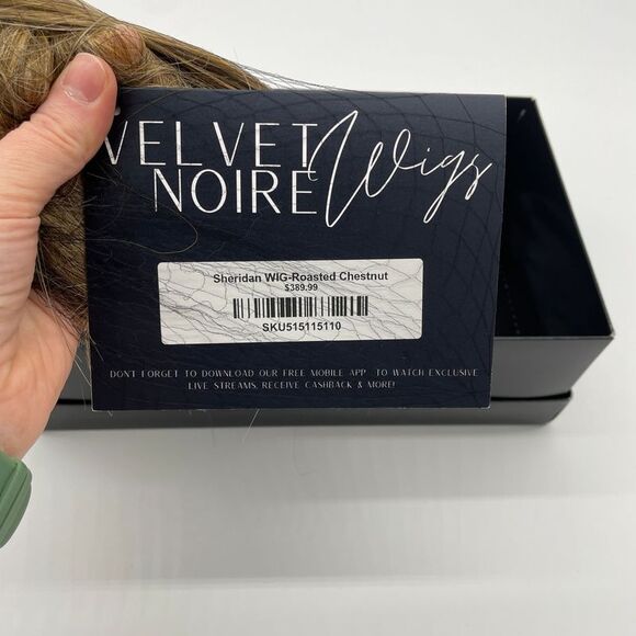 Velvet Noire Sheridan Wig Chestnut Brown - Picture 4 of 5